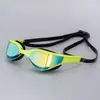 Gafas de Natación Profesionales Personalizadas para Competición, Lentes de Natación Impermeables y Antivaho de Alta Definición, Se Pueden Imprimir con Logo, Antivaho de Alta Transparencia para Buceo