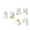 Paisaje en Miniatura Creativo Dibujos Animados Estilo Antiguo Lindos Gatitos Figuras Decoración DIY Accesorios Escritorio de Oficina Mini Adornos
