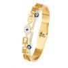 Pulsera de ojo de demonio de acero inoxidable de acero de titanio superventas de comercio electrónico transfronterizo AliExpress Amazon