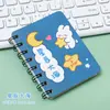Lindo cuaderno de espiral A7 para estudiantes, mini cuaderno de bolsillo portátil, bloc de notas con tapa lateral, cuaderno de regalo para premios infantiles