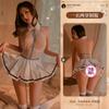 Ropa Interior Sexy Manyan Estilo Universitario Sexy Un Vestido Dos Piezas Transparente Espalda Descubierta Abierto Una Pieza Camisón 9884
