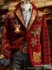 Sitio independiente transfronterizo Amazon TEME blazer de pana para hombre de manga larga con doble bolsillo