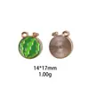 Colgantes Serie Frutas de Verano Fresa Manzana Plátano Accesorios de Joyería DIY de Aleación Colgante de Llavero Transfronterizo
