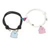 Pulseras de Halloween Europeas y Americanas Transfronterizas de Amazon, Pulseras Magnéticas de Pareja a Juego de Moda, Regalos de Cumpleaños, Estilo Nuevo