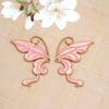 Accesorios de joyería DIY aleación colgante de mariposa de aceite de doble cara corona clásica para el cabello adorno material accesorios