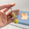 Bolinha de Pelo J85 Saudações Xiao Mao Pingente de Bolinha de Pelo Contas Coração de Menina Doce Corrente para Celular Pingente de Desenho Animado de Gato