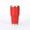 Taza de coche Amazon transfronteriza de 30 oz, taza aislada, taza grande con pajilla, taza de hielo para coche con logotipo personalizado
