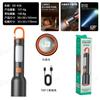 Linterna Popular Estilo Camping Portátil Telescópica con Zoom Iluminación de Largo Alcance Múltiples Fuentes de Luz Aleación de Aluminio Linterna Recargable
