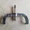 Doblador hidráulico de rieles para minería, máquina dobladora de rieles horizontal de doble gancho, herramienta dobladora y enderezadora de rieles de acero de vía estrecha para minas de carbón, máquina dobladora de rieles