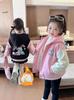 Ropa de Abrigo para Niñas Otoño e Invierno 2025 Nuevo Estilo de Invierno Celebridad de Internet Ropa de Invierno para Niños Calle Ropa de Invierno para Bebé Niña Top Acolchado