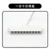 Luz para Gabinete sin Soldadura Luz LED para Gabinete de Vino Luz Lineal Luz para Estante Empotrada Luz con Sensor Extraíble para Armario Comedor Lateral