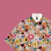 Camisa Havaiana Floral Amazon Transfronteiriça Retro Surfe Ilha Masculina e Feminina Praia Litoral Férias Casal Manga Curta Masculina