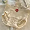 Nova calcinha feminina sem costura com forro de seda de amoreira, respirável, cintura média, levanta bumbum, anti-exposição, cueca de controle de barriga sem costura
