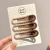 Pinzas para el cabello coloridas, artísticas y coquetas modelo 2025, pinzas de pico de pato estilo universitario para chicas dulces, pasadores para el cabello de estudiante, accesorios para el cabello de alto valor