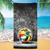 Toalha de Praia Modelo Novo 2026 da Copa do Mundo de Futebol dos Estados Unidos, Canadá e México, Toalha de Banho de Praia de Microfibra, Toalha Estampada de Secagem Rápida