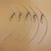 Accesorios para aparejos de pesca de equilibrio con agujero pasante de tubo luminoso, accesorios de pesca en mar de plástico, equilibrio con agujero pasante de tubo doblado luminoso, venta al por mayor del fabricante
