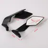Espelho Retrovisor Traseiro de Asa Fixa Universal Modificado de Terceira Geração Ruizuma Z650 Z400 Acessórios Refletores Dobráveis Modificados