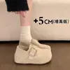 Sapatos Birkenstock com Plataforma de Solado Grosso e Cobertura Total 2026 Primavera e Outono Novos Mocassins Birkenstock Slip-On para Uso ao Ar Livre com Aumento Oculto de Altura