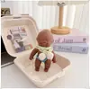 Natasha 14cm Ropa para Muñeca Pequeña Negra Artículo Popular de Celebridad de Internet Ropa para Muñeca Alivio del Estrés Ropa Natasha Suéter Pijama