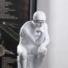 Escultura de figura creativa nórdica, pensador, decoración para sala de estar, estudio, habitación, oficina.