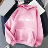 2025 Europeo y Americano Comercio Exterior Nuevo Día de San Valentín Inglés Color Corazón Estampado Simple Europeo y Americano Sudadera de Cuello Redondo para Hombre y Mujer