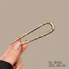 Horquilla China en Forma de U Súper de Hada, Nueva Horquilla Doble de Perlas en Forma de U Estilo Chino, Accesorio para el Cabello Hanfu Estilo Antiguo, Horquilla Simple y de Alta Gama para Mujeres