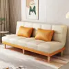 Sofá de couro à prova d'água e resistente a arranhões, dobrável e de dupla finalidade, adequado para apartamentos de aluguel, salas de estar, lojas, espaços pequenos, modelo popular online sofá-cama