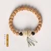 [Boa Sorte] baixiangzi moda nacional retrô estilo étnico temperamento nicho masculino e feminino pulso multi-círculo pulseira colar