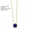 Nuevo Conjunto de Tres Piezas de Lujo de Nicho de Alta Gama, Collar, Pulsera y Pendientes de Acero de Titanio con Trébol de Cinco Hojas de Doble Cara para Mujer, Venta al por Mayor Transfronteriza