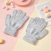 Procesamiento de Gran Venta 2025 Guantes Cálidos a Prueba de Frío para Niños al por Mayor Guantes de Punto con Tacto de Lana Otoño e Invierno al por Mayor
