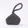 Bolsa de Mão Artesanal Cravejada com Diamantes, Acessórios para Vestido de Noiva, Bolsa de Festa Elegante, Bolsa de Festa Deslumbrante com Strass Atacado