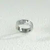 Anillo de flor de coche estrellado moda para hombre y mujer lujo ligero estilo neutro anillo para dedo índice corte simple geométrico anillo abierto
