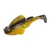 Isca Luya Dez Cores Mini Silicone Macia Peixe Saltitante 6cm8g Anti-Enrosco Fundo Cauda em T Isca para Pesca em Água Doce Marisca Equipamento de Pesca