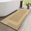 Tapete de Chão de Lama Diatomácea Cor Sólida Simples Transfronteiriço Sala de Estar Banheiro Tapete de Pé Longo Banheiro Absorção de Água Secagem Rápida Banheiro Tapete Antiderrapante