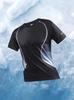 Venta al por mayor transfronteriza Verano Nuevo Color Degradado Ropa de Fitness para Hombre Seda de Hielo Secado Rápido Camiseta Deportiva Manga Corta Pantalones Cortos Carrera Matutina