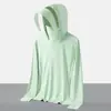 Ropa de verano con protección solar UPF 50 para hombre y mujer, de seda helada, transpirable y antiultravioleta, de secado rápido, fina y para amantes del aire libre.