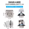 Válvula de retenção Yunxiang de aço inoxidável de alta vedação Válvula de retenção para chaminé de cozinha comercial Coifa Damper de incêndio Tesouro anti-fumaça