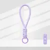 Estilo Ins Lanyard Colorido Curto Multicor Lanyard para Mochila Lanyard para Celular Trançado Corda Anti-perda Alça de Pulso Fonte de Atacado