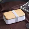 La Lonchera Se Puede Poner en el Horno de Microondas, Hogar del Oficinista Estudiante Refrigerador Lonchera Vajilla Cuchara Recipiente para Verduras Grado Alimenticio