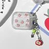 Nova Capa Protetora de Resina Estilo Coreano para Apple AirPods Pro 3, Pingente Universal Apple, Capa Macia para Apple 4ª Geração