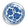 Padrão de Porcelana Azul e Branca Gema do Tempo Cristal Vidro Ímã de Geladeira Chaveiro Brincos Suporte de Celular Joias