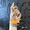 Copo de Bebida Gelada com Frutas Chaveiro com Efeito Óleo Boneco Flutuante em Acrílico Acessório para Bolsa de Menina Pequeno Presente