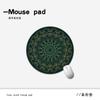 Tapete de mesa de escritório direto da fábrica mandala padrão criativo mouse pad redondo tamanho pequeno mouse pad espessamento pode ser usado em vez do cabelo