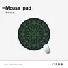 Fabricante de Tapete de Mesa para Laptop Personalizado com Padrão de Mandala Redonda Logo Criativo Atacado Dropshipping