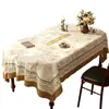 Mantel estilo americano, lavable, a prueba de aceite, impermeable, resistente al calor, mantel ovalado, lujo ligero, sensación de alta gama, mantel individual, mantel