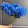 Flores de Hortensia Artificiales Más Vendidas Transfronterizas para Boda y Decoración del Hogar, Arte Floral, Accesorios para Fotografía de Bodas