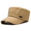 Novo boné plano masculino de primavera e outono com proteção solar, boné casual da moda, boné esportivo ao ar livre para pesca, respirável e com proteção solar