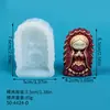 Molde de Silicona para Vela Perfumada de Niña 3D Adorno de Yeso Piedra Difusora Manualidad de Jabón Molde de Resina Epoxi