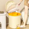 Tapa de Cubo de Basura Cubierta Automática de Vuelta a Casa Sala de Estar Dormitorio Gran Capacidad Silencioso Lindo Almacenamiento Oficina Cubo de Basura