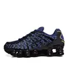 Zapatillas de correr Shox TL transfronterizas para hombre y mujer, zapatillas deportivas transpirables de bajo perfil con absorción de impactos, zapatillas casuales en blanco y negro para hombre y mujer